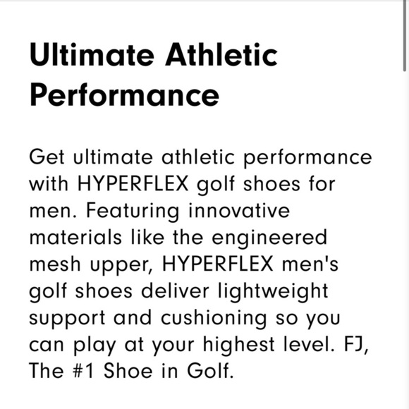 Footjoy Men\'s Hyperflex 21 Golf Shoes main image 6